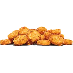 A neatly styled King Burger meal ready to serve.