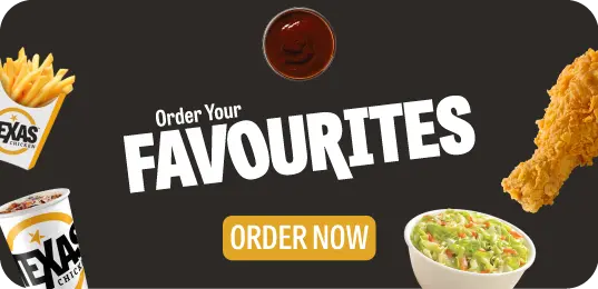 Texas Chicken combo with drink and sides