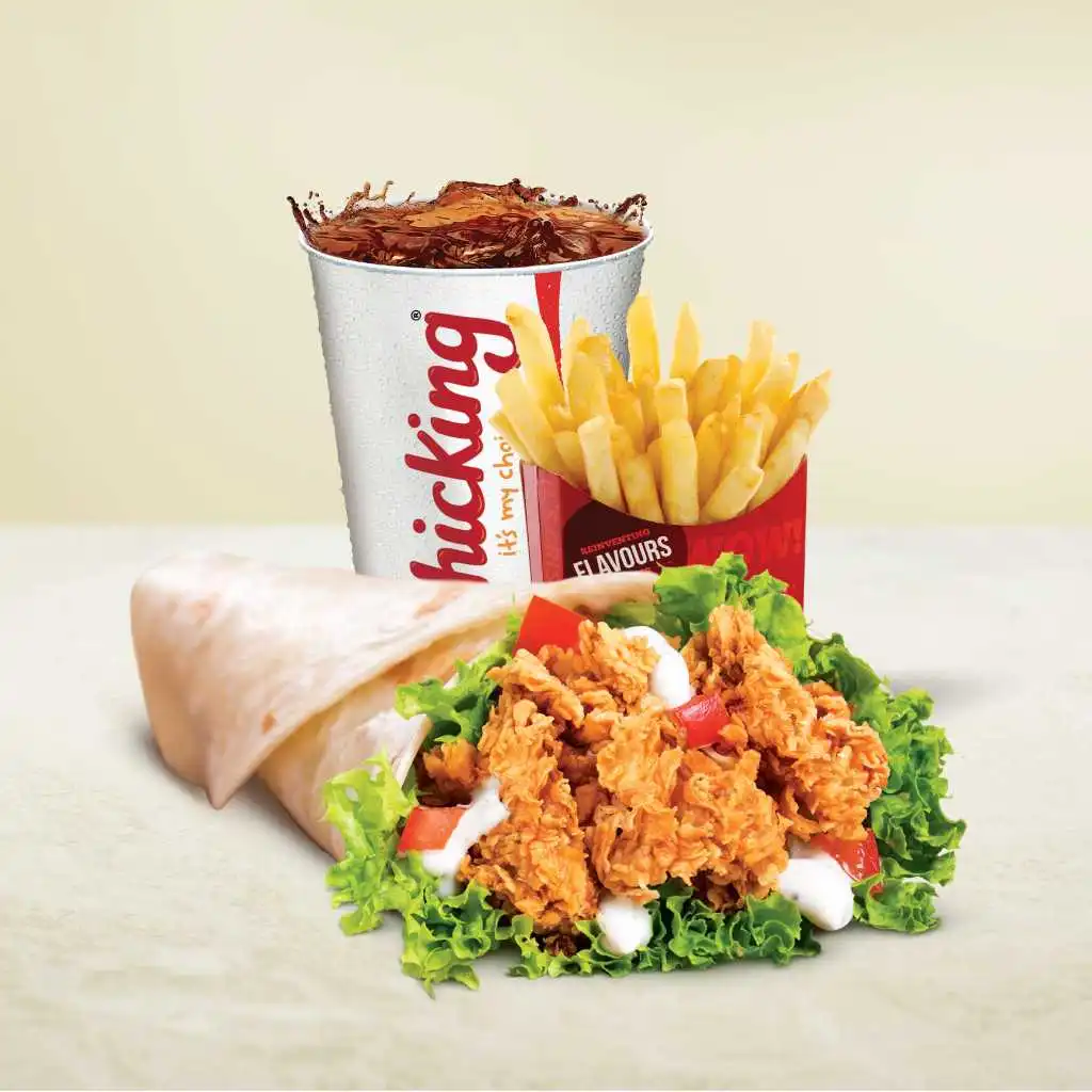 Chicking crunchy chicken pieces