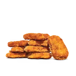 King Burger covered in rich sauce and crisp toppings.