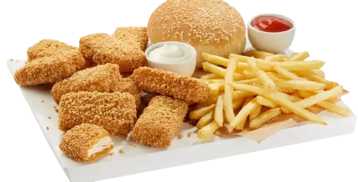 Chicken nuggets platter from Al Baik Menu
