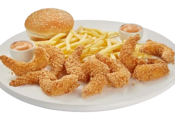 Al Baik Menu seafood combo with fries