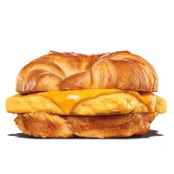 King Burger wrapped partially in paper with toppings visible.