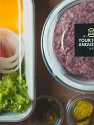 Just Burger menu board display