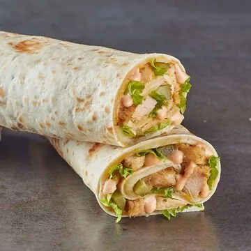 Operation Falafel restaurant counter and menu display