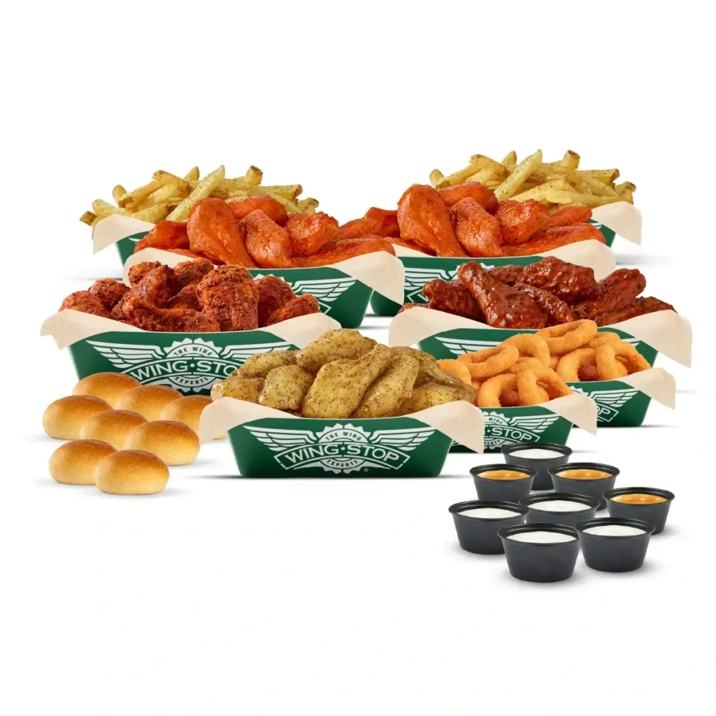 Wingstop Cajun wings with bold seasoning texture