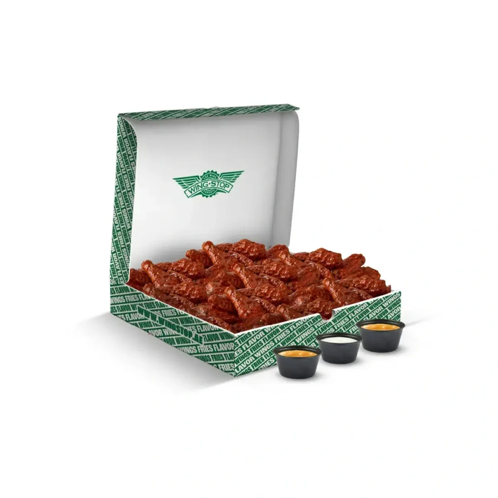 Wingstop Menu online ordering screen showing menu options