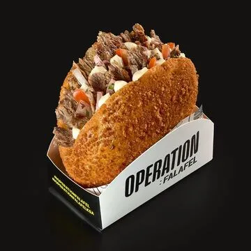 Operation Falafel Middle Eastern falafel presentation