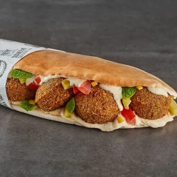 Operation Falafel falafel meal on dining table