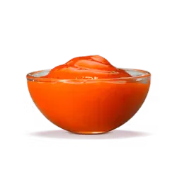 King Burger styled with sauce drizzled over fresh lettuce.