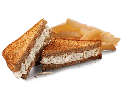 Wimpy burger meal on tray