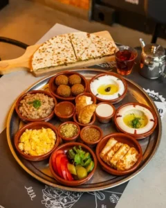 Fresh Operation Falafel Menu  wrap and hummus platter from Operation Falafel