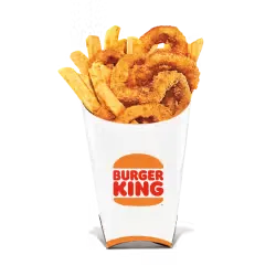 King Burger highlighted with sharp focus on toppings.