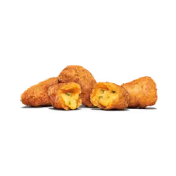 King Burger with fresh toppings stacked tightly and neatly.