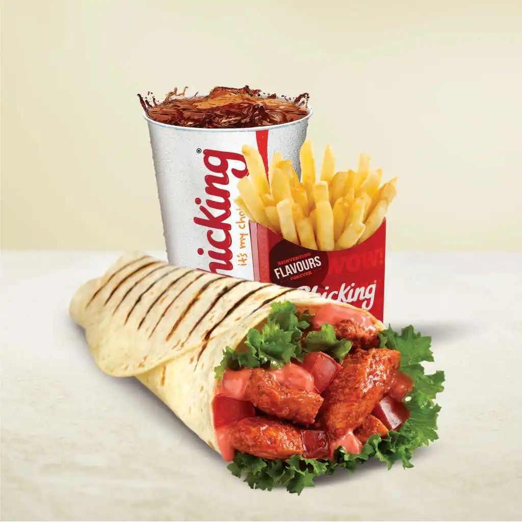 Chicking chicken bowl with rice