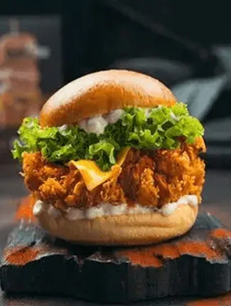 Just Burger popular burger selection