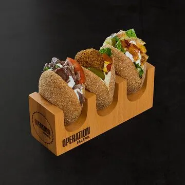 Operation Falafel fresh ingredients used for falafel