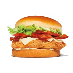 King Burger meal styled neatly with garnishing.