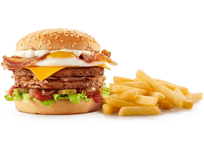 Wimpy breakfast menu close-up