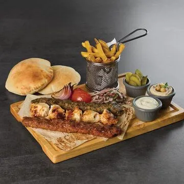 Operation Falafel falafel sandwich with fresh salad