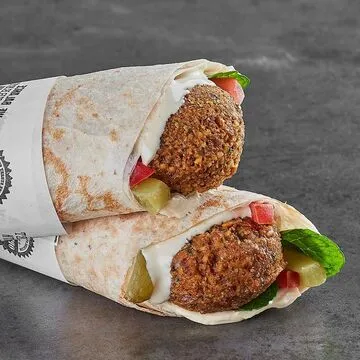 Operation Falafel falafel platter with pickled vegetables