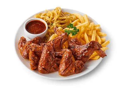 Wimpy restaurant interior wide shot