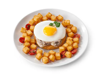 Wimpy full English breakfast plate