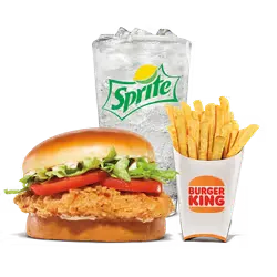 King Burger with extra toppings arranged with detail.