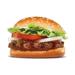 Classic King Burger with cheese, lettuce, and tomato