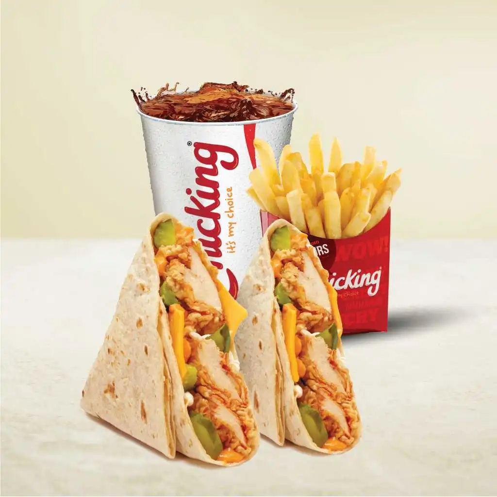 Chicking combo meal in packaging