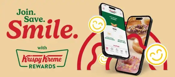 Close-up of Krispy Kreme original glazed shine.