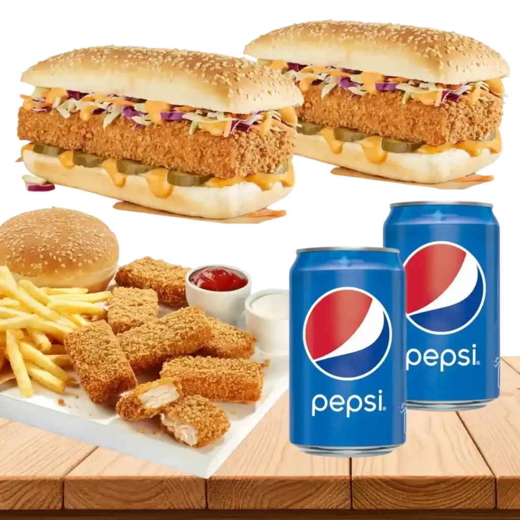 Crispy fried chicken from Al Baik Menu