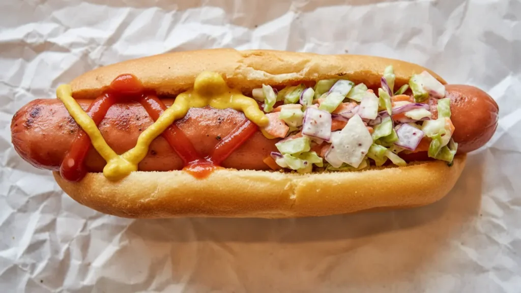 Pickl gourmet burger presentation