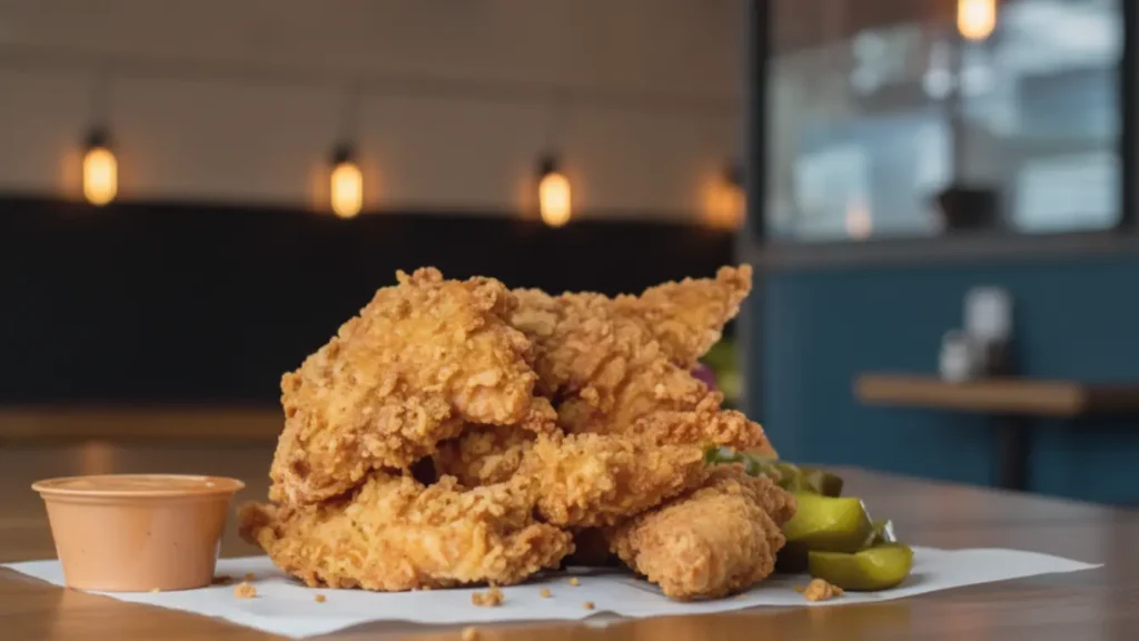 Pickl burger and fries combo meal