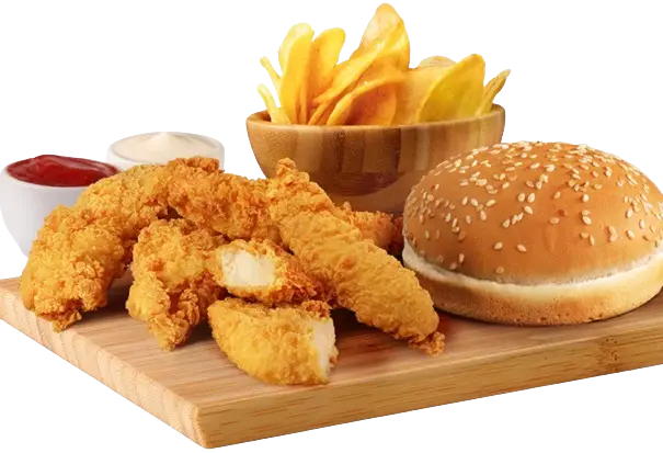 Al Baik Menu sandwich with garlic sauce