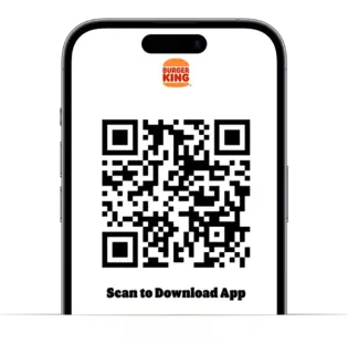 King Burger meal with a stacked beef burger, cheese, fresh toppings, and fries