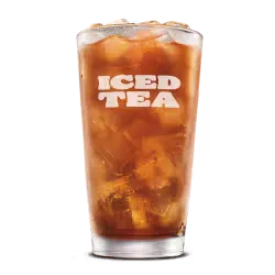 King Burger with a juicy beef patty and colorful toppings.