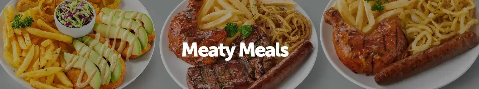 Wimpy lunchtime burger meal