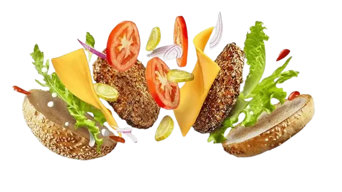 Just Burger fresh beef burger served hot