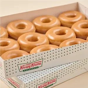 Krispy Kreme limited flavor collaboration doughnuts.