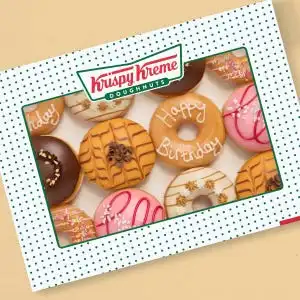 Krispy Kreme seasonal doughnuts for holidays.