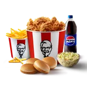 KFC menu highlighting popular fast food items