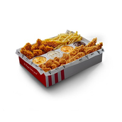 KFC menu with quick service meal options