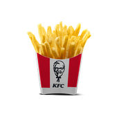 KFC menu with chicken, fries, and drinks