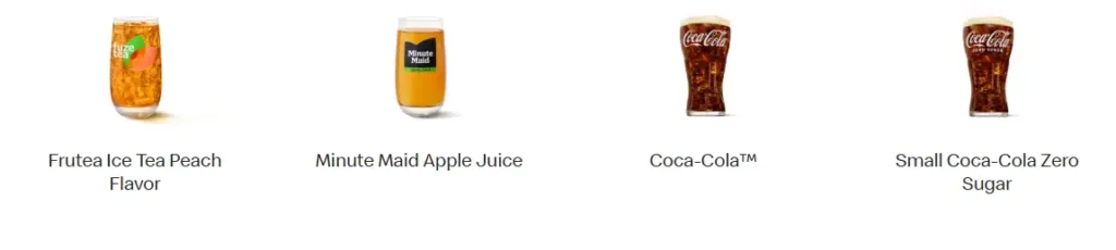 Beverages  Menu 1
