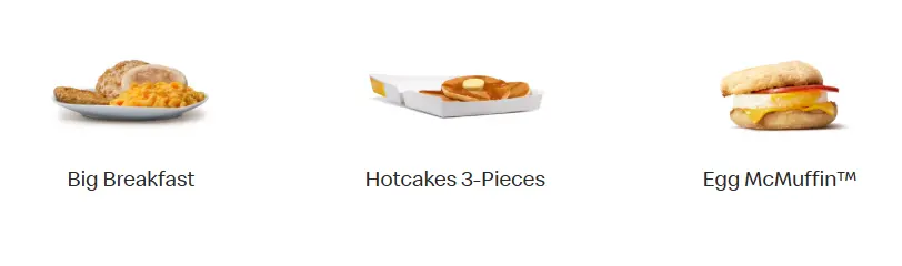 Breakfast Menu 1