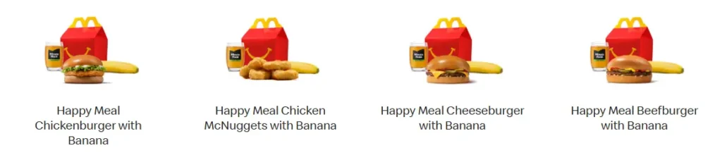 Happy Meal Menu 3