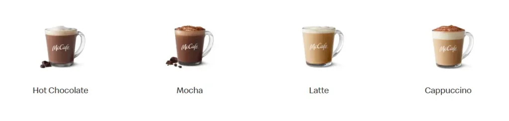 McCafe Menu 1