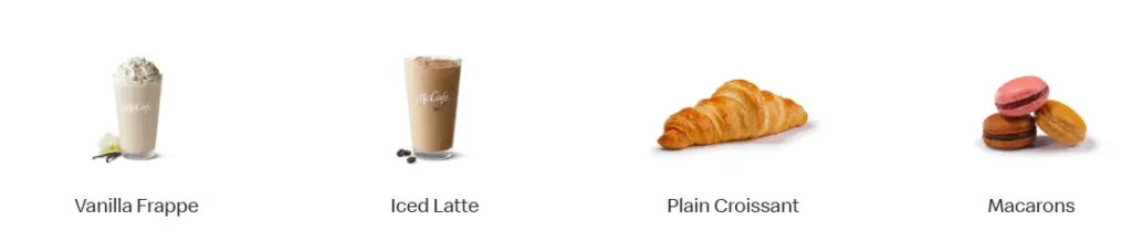 McCafe Menu 5
